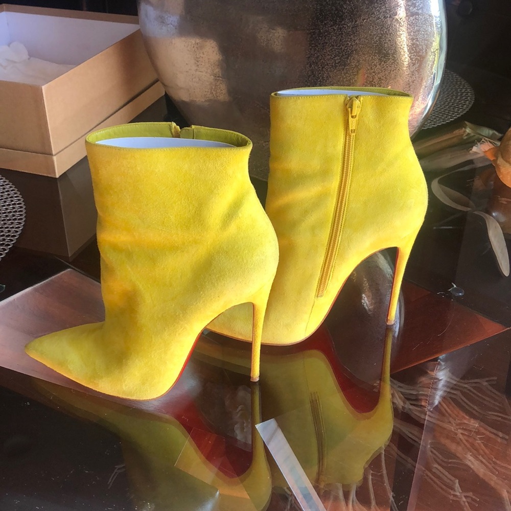Christian Louboutin so Kate 130 suede booty - Picture 6 of 8